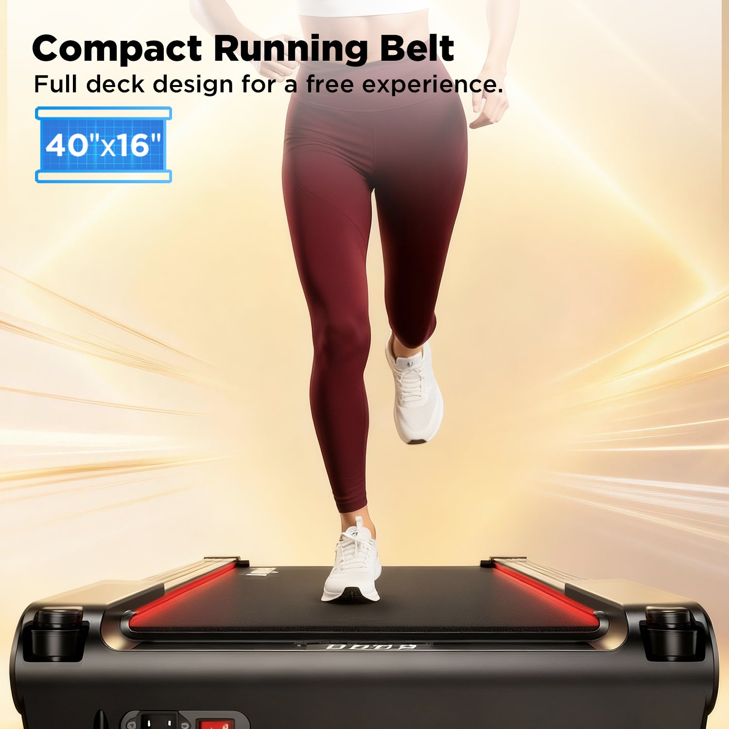 Jogwell Ares 11 Elite Full Deck Walking Pad with 15%Auto incline