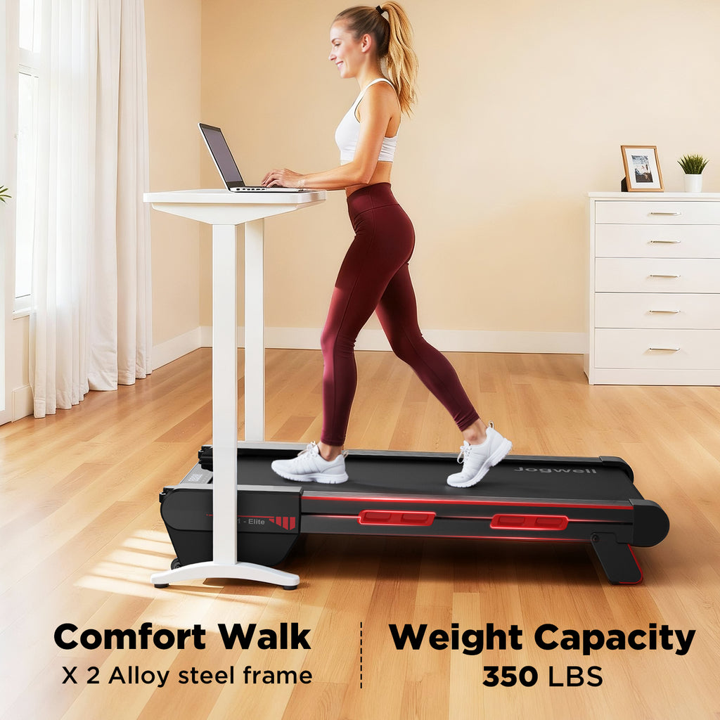 Jogwell Ares 11 Elite Full Deck Walking Pad with 15%Auto incline